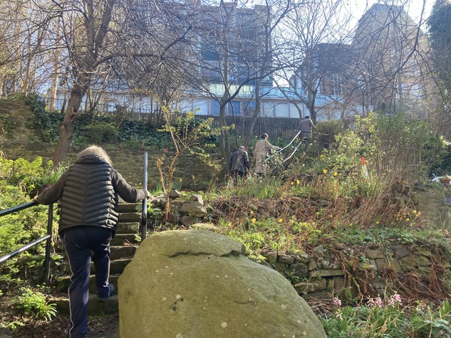 Our March 2025 walk to the West Port Garden!