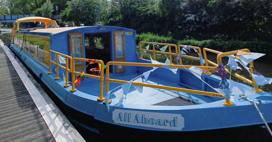 All Aboard Canal Boat on the Union Canal